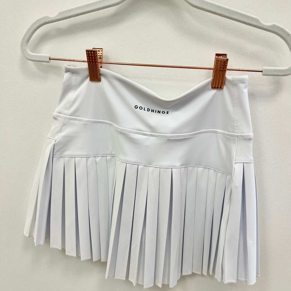 White Gold Hinge Skirt